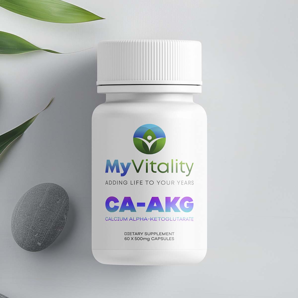 CA-AKG (Calcium alpha-ketoglutarate) 60 x 500mg Capsules – Out of stock – pre order special!