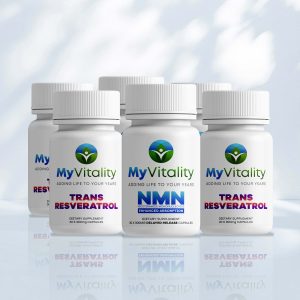 购买MyVitality 2瓶60粒NMN胶囊和4瓶30粒白藜芦醇胶囊