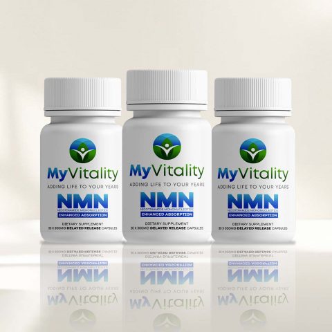 Buy MyVitality NMN – 3 Bottles – 60 capsules per bottle