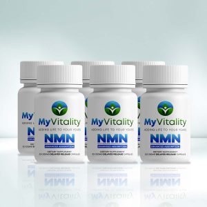 购买 MyVitality NMN 每瓶 60 x 300 毫克胶囊 - 6 瓶装