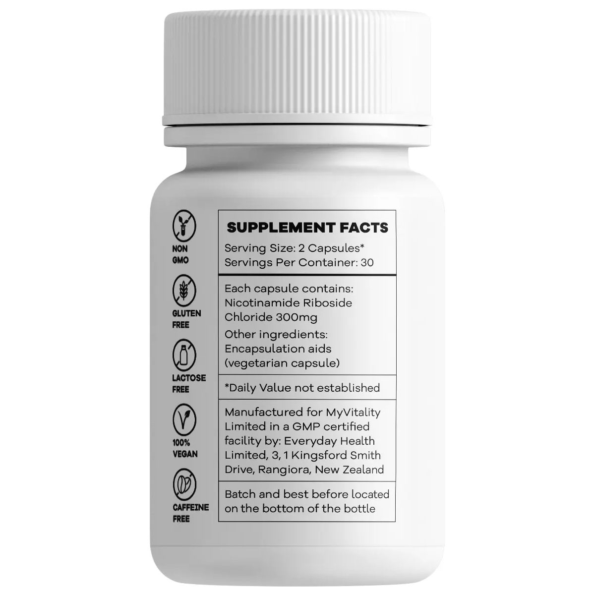 NR High Purity - 60 x 300mg Capsules - Image 2