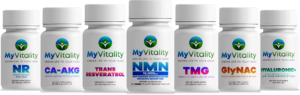 MyVitality healthy ageing supplement range, made in New Zealand